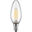 Filamentlamp kaarsvorm C35 schakelbaar E14 4,5W 470lm 2700K 300� CRI > 90 