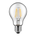 LED Filament lamp pear shaped E27, 12W, 1521lm, 2700K warmwhite, 300�, glass clear