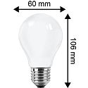HWH Blulaxa� LED Filament lamp pear shaped, E27, 7W 6000K 810lm 300�, glass clear