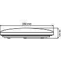 HWH LED Ceiling luminaire AINA-L, round, HF-Sensor, 20W, 1940lm, 4000K, 330mm