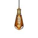 Pendelarmatuur E27 IP20, brons 