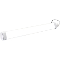HWH damp-proof luminaire HUMILED SLIM FIX with sensor IP65, white 