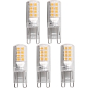 Lamp met steekfitting set van 5 G9 2,6W 320lm 3000K 300� 