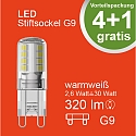 HWH Lamp met steekfitting set van 5 G9 2,6W 320lm 3000K 300� 