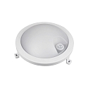 damp-proof luminaire BASIS FIX SENSOR round IP54, grey 