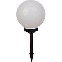 Armatuur met grondpen GLOBE IP44, wit