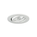 Downlight rond, draaibaar GX5,3 IP20, wit dimbaar