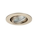 Downlight rond, draaibaar GX5,3 IP20, champagne dimbaar