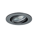 Downlight rond, draaibaar GX5,3 IP20, titaan dimbaar