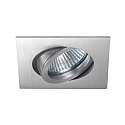 Downlight draaibaar, vierkant GX5,3 IP20, aluminium mat dimbaar