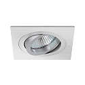 Downlight draaibaar, vierkant GX5,3 IP20, aluminium mat dimbaar