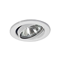 Downlight rond, draaibaar GX5,3 IP20, wit dimbaar