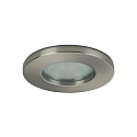 Downlight stijf GX5,3 IP65, nikkel mat dimbaar