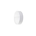 Wandarmatuur voor buitenshuis EYE halfrond, CCT Switch, slagvast IP65, wit mat 