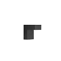 wall luminaire IP65, grey, transparent 
