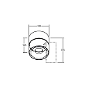 Brumberg Downlight CIRCLE instelbaar IP20, wit 