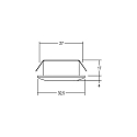 Brumberg LED light point, IP44, � 3.25cm, Plug&Play 350mA, 1.2W 3000K 70lm 30�, white