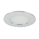 Downlight rond, ingebouwde versie IP44, chroom dimbaar