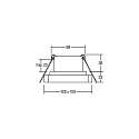 Brumberg Downlight QUBIC ingebouwde versie IP20, wit dimbaar
