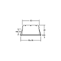 Brumberg Downlight INDIWO83 draaibaar, vierkant IP44, wit dimbaar