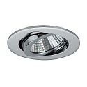 Downlight PLUG & PLAY rond, draaibaar IP20, chroom dimbaar