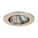 Downlight PLUG & PLAY rond, draaibaar IP20, champagne dimbaar