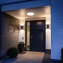 Brumberg Plafondarmatuur voor buiten BYAM-R MINI rond, CCT Switch, slagvast, schakelbaar, multipower IP65, wit mat 