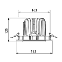 Brumberg Inbouwarmatuur IP20, glanzend, wit  32W 4030lm 4000K CRI 90-100