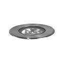 Vloerinbouwarmatuur HYBRIDE FLAT stijf, begaanbaar, medium IP67, rvs 