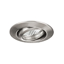 Downlight rond, draaibaar GU10 IP20, nikkel mat dimbaar