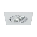 Brumberg Inbouwarmatuur TIRREL-S hoekig, draaibaar, voor BAP, schakelbaar IP20, wit  6W 680lm 3000K 38� 38� CRI >80