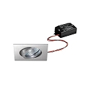 Inbouwarmatuur TIRREL-S hoekig, draaibaar, voor BAP, schakelbaar IP20, aluminium mat  6W 680lm 3000K 38� 38� CRI >80
