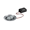 Inbouwspot BRONNY LED ON/OFF rond, draaibaar, incl. chauffeur, set van 1 IP20, chroom mat 