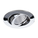 Brumberg Downlight rond, incl. chauffeur IP20, chroom mat 
