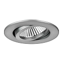 Brumberg Downlight BB03 rond, draaibaar IP20, nikkel mat 