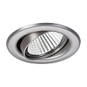 Brumberg Downlight BB09 hoekig, draaibaar IP20, rvs 