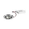 Inbouwspot BRONNY LED PHASE-DIM rond, draaibaar, incl. chauffeur, set van 1 IP20, chroom gepolijst dimbaar