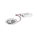 Inbouwspot BRONNY LED PHASE-DIM rond, draaibaar, incl. chauffeur, set van 1 IP20, wit mat dimbaar