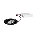 Inbouwspot BRONNY LED PHASE-DIM rond, draaibaar, incl. chauffeur, set van 1 IP20, zwart mat dimbaar