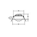 Inbouwarmatuur LOOP-R rond, draaibaar, set van 1 IP20, wit dimbaar 5W 450lm 3000K 20-40� 20-40� CRI > 90