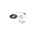Inbouwarmatuur ABACO ROUND PHASE draaibaar, Dim-To-Warm IP44, zwart mat dimbaar 8W 530lm 1800-3000K 36� 36� CRI > 90