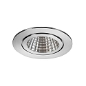 Brumberg Downlight BB15 stijf, dimbaar IP54, wit dimbaar