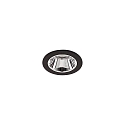 Plafondinbouwarmatuur APOLLO MICRO rond, direct IP20, zwart dimbaar