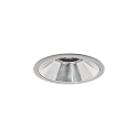 Plafondinbouwarmatuur APOLLO MIDI rond, direct IP20, zilver dimbaar