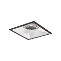 Plafondinbouwarmatuur APOLLO MEGA vierkant, direct IP20, zwart 