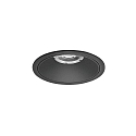 Plafondinbouwarmatuur DIOS MIDI rond, direct IP20, zwart 