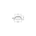 Inbouwarmatuur ABACO SQUARE draaibaar, DALI aanstuurbaar, Tunable White IP44, wit dimbaar 6W 750lm 2700-6500K 36� 36� CRI 82
