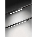 Brumberg Lineair licht op rail PEPA LINEAR 30CM OPAL stijf, DALI aanstuurbaar IP20, zwart mat dimbaar