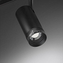 Brumberg Spotlight op rail PEPA RONDO 25�-55� / 8W cilindrisch, DALI aanstuurbaar, focusseerbaar IP20, zwart mat dimbaar