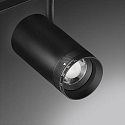 Brumberg Spotlight op rail PEPA RONDO 25�-55� / 16W cilindrisch, DALI aanstuurbaar, focusseerbaar IP20, zwart mat dimbaar